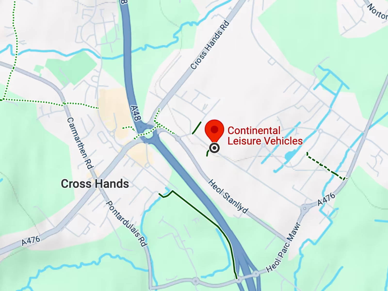 Continental Leisure Location Map