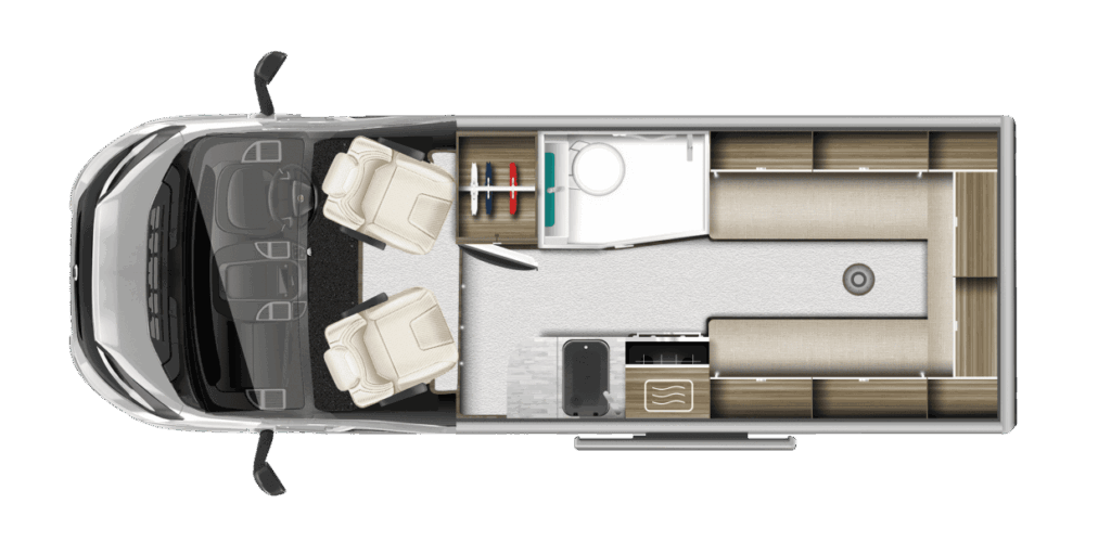 V-Line 610 Sport layout