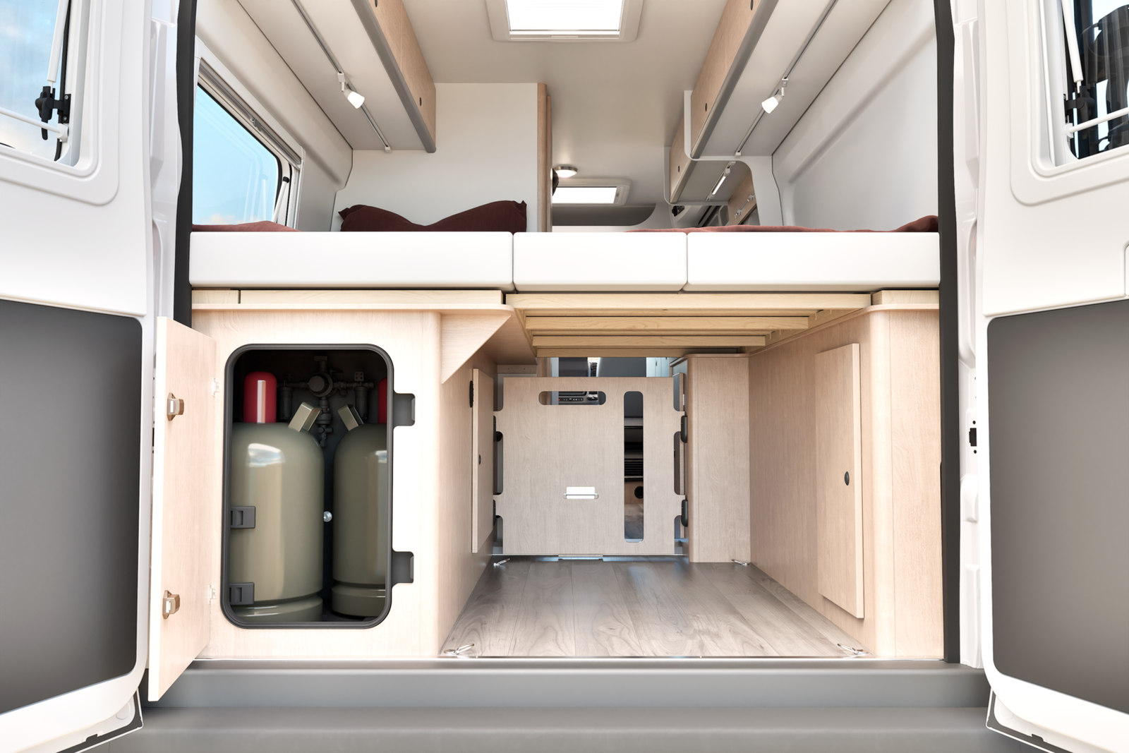 2027 SUNLIGHT CLIFF 640 REAR BED