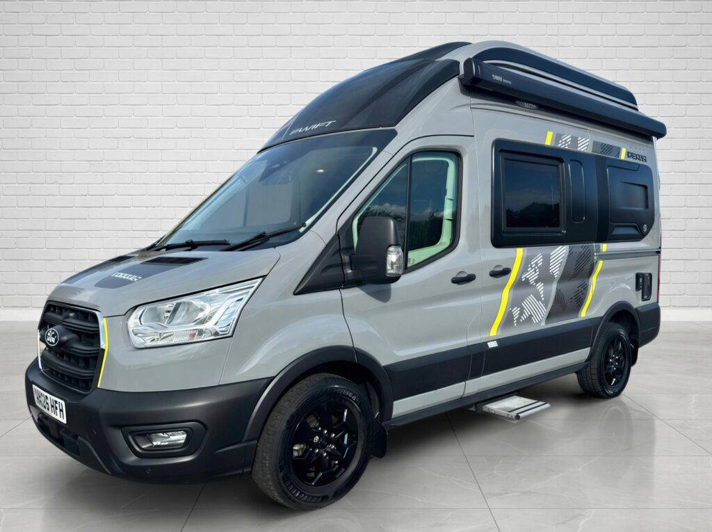 Swift Trekker X Exterior with awning and alloy wheels