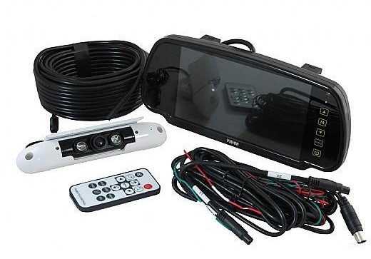 Ranger 420 7inch Clip Over Mirror Monitor Slim Line Camera System 94594