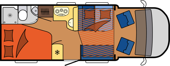 Hobby Optima De Luxe T65 Hfl Day View Layout